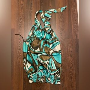 Charlette Russe necktie blouse Size Large (Caret F-129)